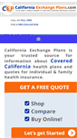 Mobile Screenshot of californiaexchangeplans.com